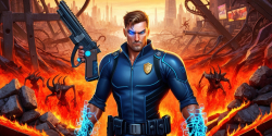 Hell-Bound Adventure: Dive into Shotgun Cop Man’s Precision Platforming Challenge